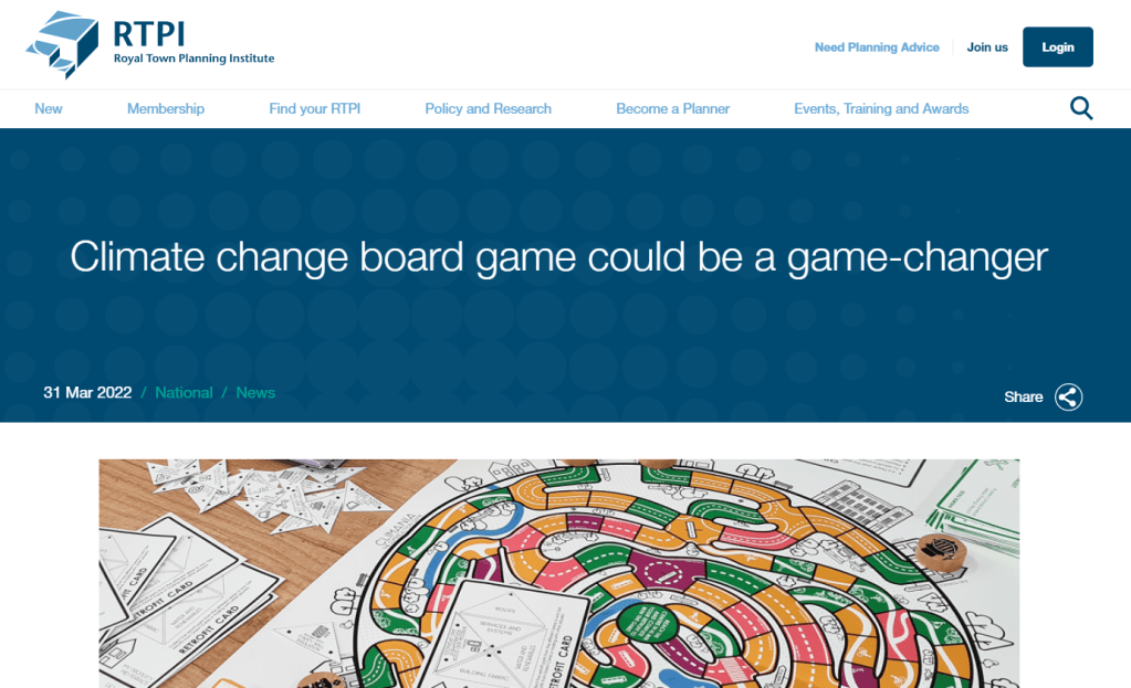 RTPI covers Climania